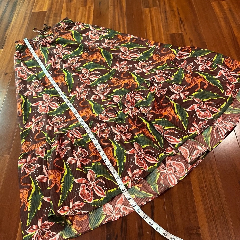 Scotch Soda Maxi Skirt Tiger Aloha Hula‎ Maison Scotch Floral Resort Tropical XS - Picture 7 of 9